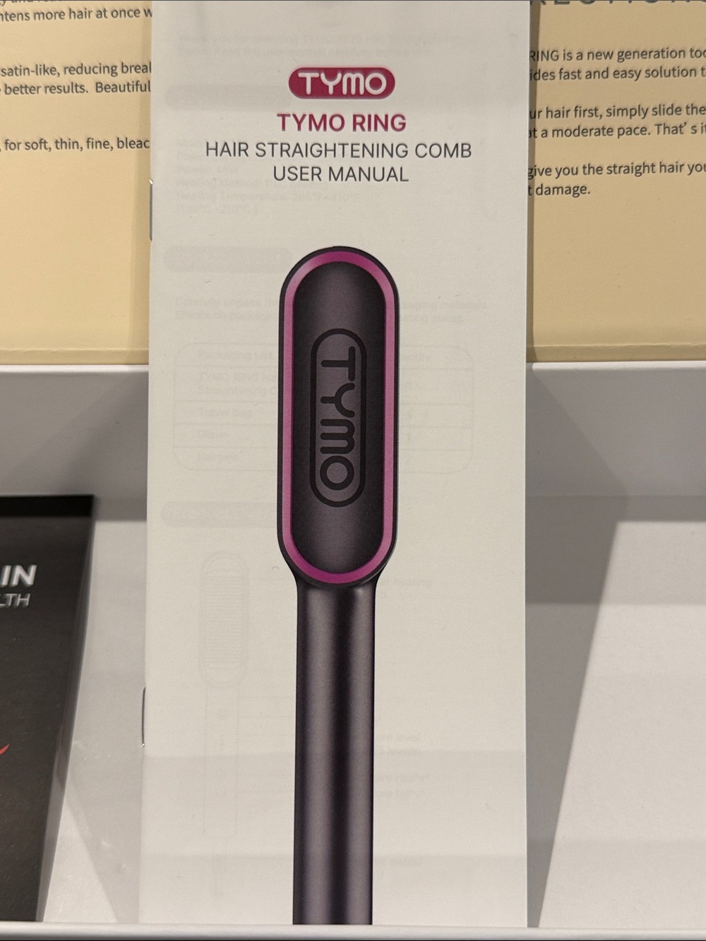 Tymo Ring Hair Straightening Comb Set Electric Ceramic Teeth New in box - Picture 16 of 16